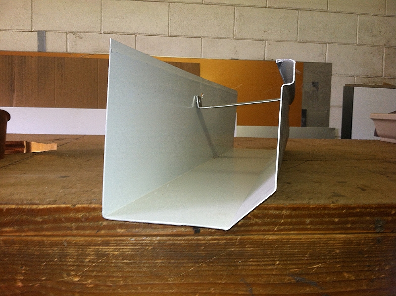 Bay Sheet Metal/Seamless Box Gutter 7inch/7 inch commercial gutter